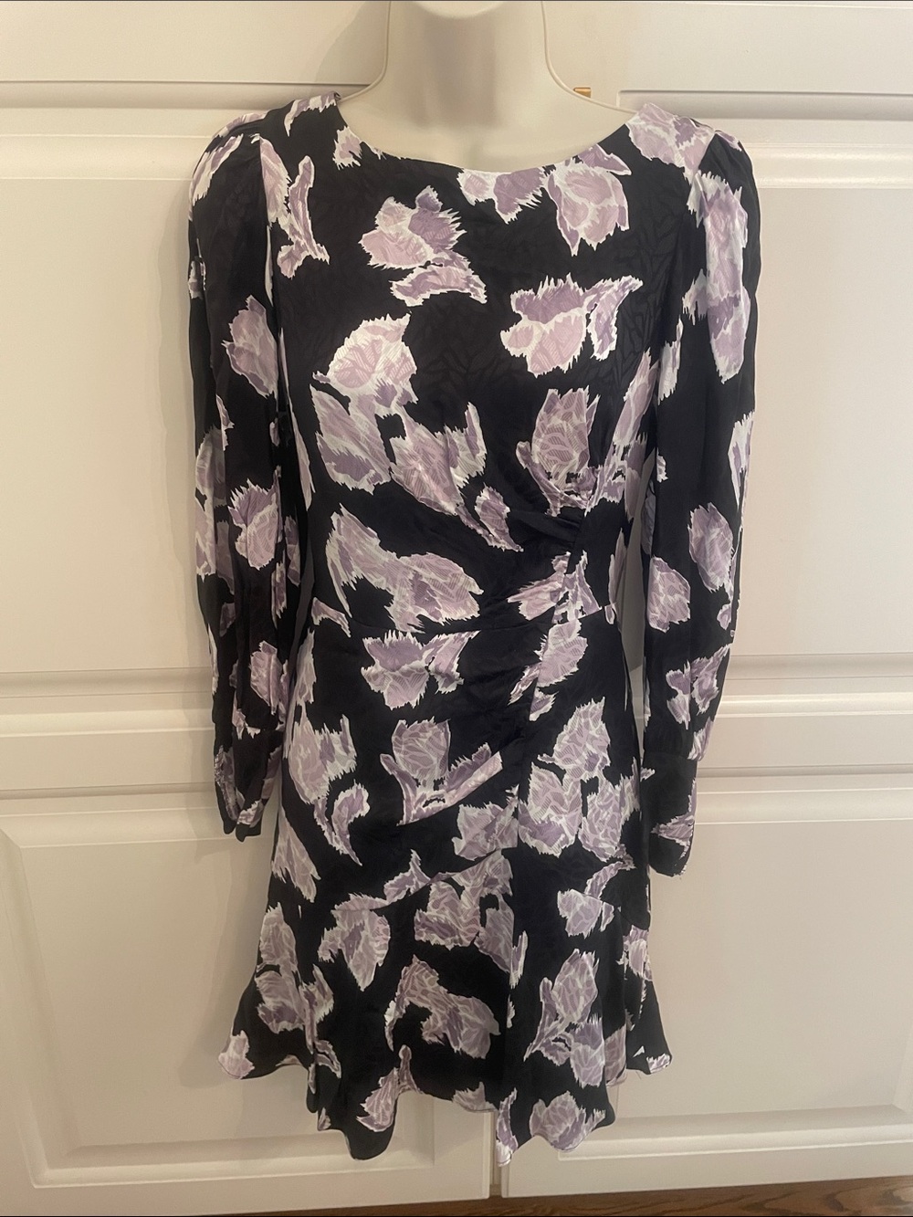 Rebecca Taylor blossom ruched dress sz 7